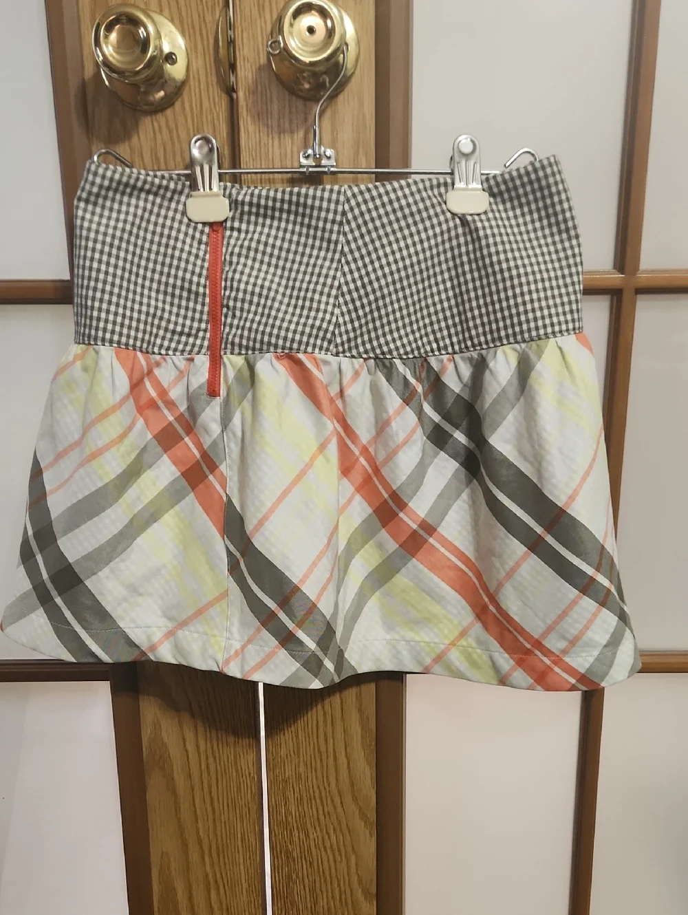 Nike Sport Womens Golf Dri Fit Plaid Golf Skirt Size 0